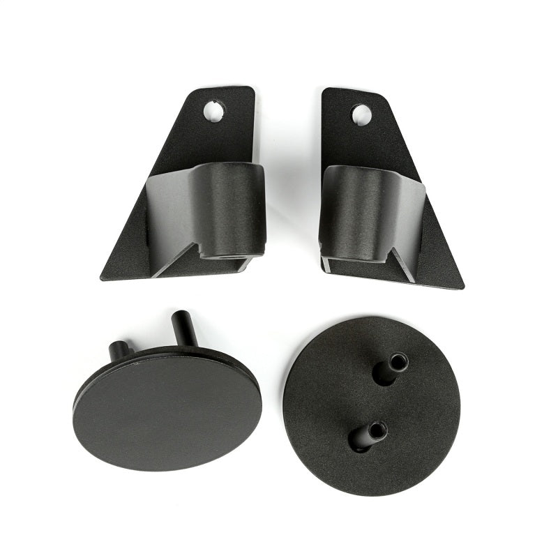 Rugged Ridge 07-18 Jeep Wrangler JK Textured Black Mirror Relocation Brackets Rugged Ridge Exterior Trim  AXOPROS