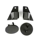 Rugged Ridge 07-18 Jeep Wrangler JK Textured Black Mirror Relocation Brackets Rugged Ridge Exterior Trim  AXOPROS