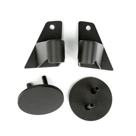 Rugged Ridge 07-18 Jeep Wrangler JK Textured Black Mirror Relocation Brackets Rugged Ridge Exterior Trim  AXOPROS