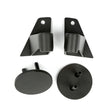 Rugged Ridge 07-18 Jeep Wrangler JK Textured Black Mirror Relocation Brackets Rugged Ridge Exterior Trim  AXOPROS