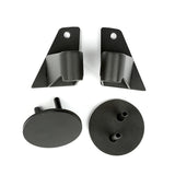 Rugged Ridge 07-18 Jeep Wrangler JK Textured Black Mirror Relocation Brackets Rugged Ridge Exterior Trim  AXOPROS