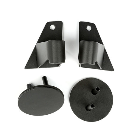 Rugged Ridge 07-18 Jeep Wrangler JK Textured Black Mirror Relocation Brackets Rugged Ridge Exterior Trim  AXOPROS