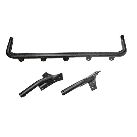 Rugged Ridge 07-18 Jeep Wrangler JK Textured Black Windshield Mount Light Bar Rugged Ridge Light Mounts  AXOPROS