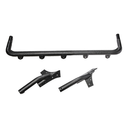 Rugged Ridge 07-18 Jeep Wrangler JK Textured Black Windshield Mount Light Bar Rugged Ridge Light Mounts  AXOPROS