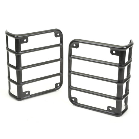 Rugged Ridge 07-18 Jeep Wrangler Textured Black Tail Light Euro Guards Rugged Ridge Light Covers and Guards  AXOPROS
