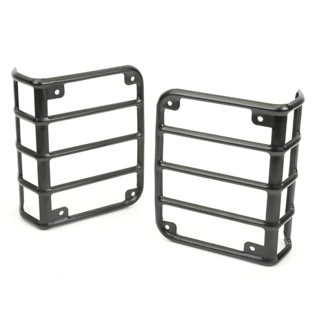 Rugged Ridge 07-18 Jeep Wrangler Textured Black Tail Light Euro Guards Rugged Ridge Light Covers and Guards  AXOPROS