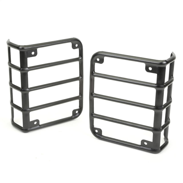 Rugged Ridge 07-18 Jeep Wrangler Textured Black Tail Light Euro Guards Rugged Ridge Light Covers and Guards  AXOPROS