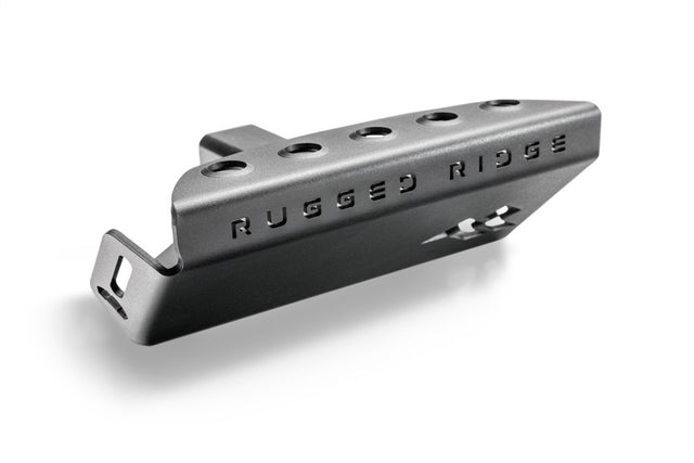 Rugged Ridge 07-23 Jeep Wrangler JK/JKU/JL/JLU & 20-23 Gladiator Hitch Skid Plate 2in. Rec - Tex Blk Rugged Ridge Skid Plates  AXOPROS