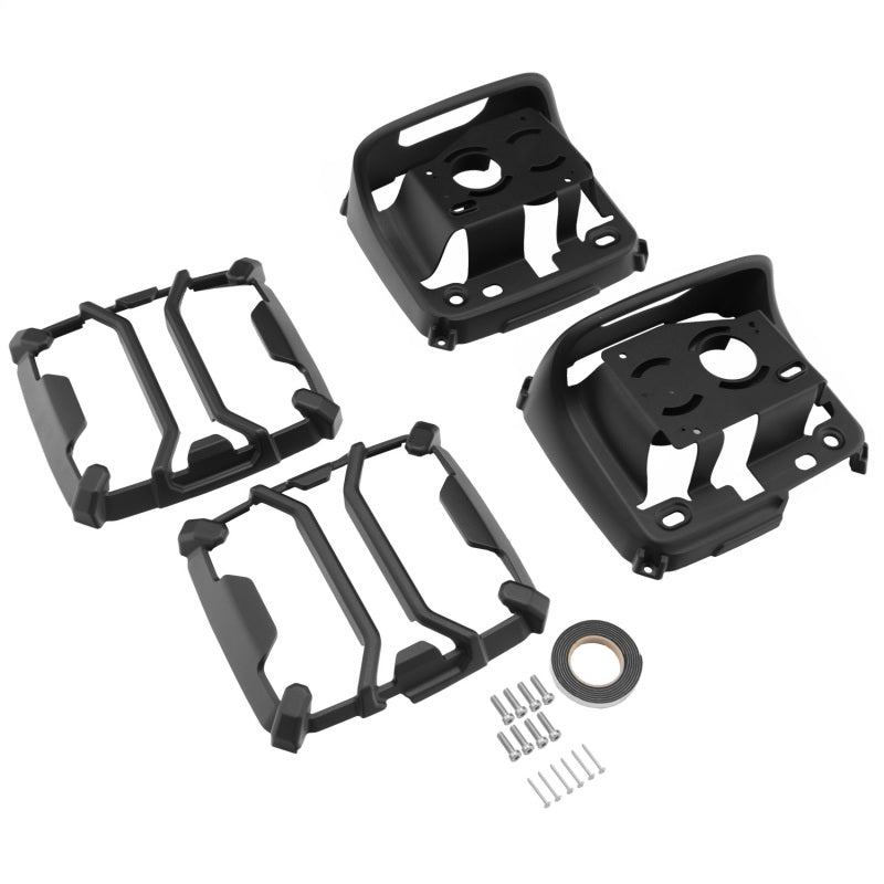 Rugged Ridge 18-20 Jeep Wrangler JL Elite Tail Light Guard Rugged Ridge Light Covers and Guards  AXOPROS