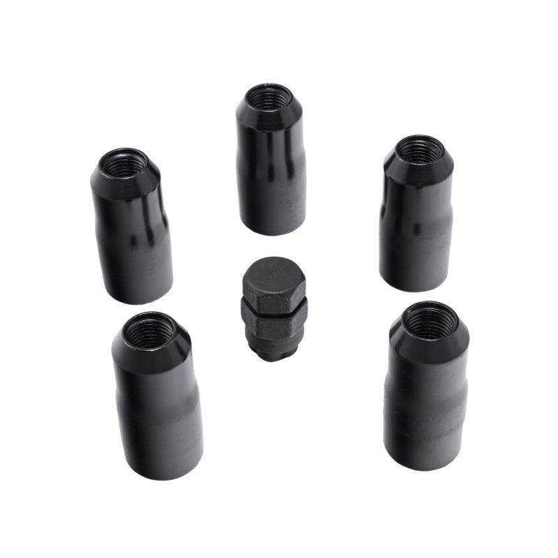 Rugged Ridge 18-20 Jeep Wrangler JL/JLU Black M14-1.5 Wheel Lock Nut Set w/Key Rugged Ridge Lug Nuts  AXOPROS