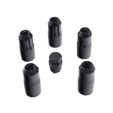 Rugged Ridge 18-20 Jeep Wrangler JL/JLU Black M14-1.5 Wheel Lock Nut Set w/Key Rugged Ridge Lug Nuts  AXOPROS
