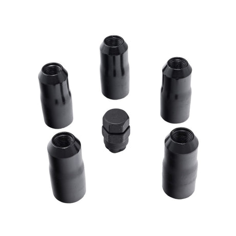 Rugged Ridge 18-20 Jeep Wrangler JL/JLU Black M14-1.5 Wheel Lock Nut Set w/Key Rugged Ridge Lug Nuts  AXOPROS