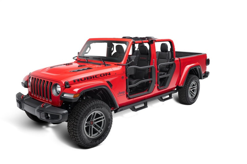 Rugged Ridge 18-20 Jeep Wrangler JL/JT Rectangular Trail Mirror Rugged Ridge Exterior Trim  AXOPROS
