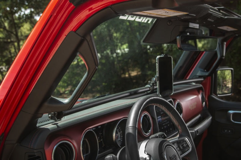 Rugged Ridge 18-21 Jeep Wrangler/Gladiator (JL/JT) Dash Bar - Black Rugged Ridge Dash & Interior Trim  AXOPROS