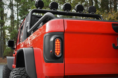 Rugged Ridge 20-24 Jeep Gladiator Flush Mount Tail Light (Pair) - Blk Rugged Ridge Tail Lights  AXOPROS