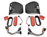 Rugged Ridge 20-24 Jeep Gladiator Flush Mount Tail Light (Pair) - Blk Rugged Ridge Tail Lights  AXOPROS