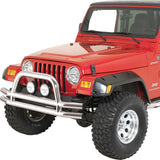 Rugged Ridge 3-In Double Tube Front Bumper SS 76-06 Models Rugged Ridge Bumper Accessories  AXOPROS