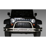 Rugged Ridge 3-In Front Tube Bumper Stainless 07-18 Jeep Wrangler Rugged Ridge Bumper Accessories  AXOPROS