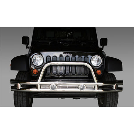 Rugged Ridge 3-In Front Tube Bumper Stainless 07-18 Jeep Wrangler Rugged Ridge Bumper Accessories  AXOPROS