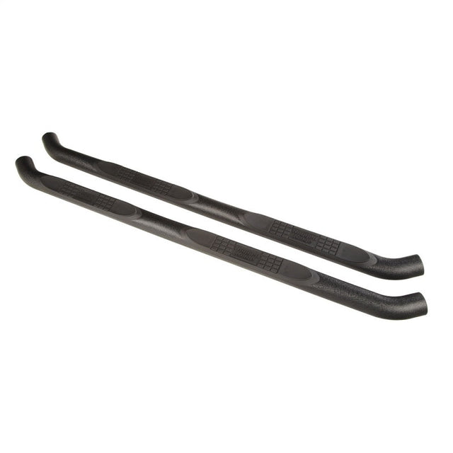 Rugged Ridge 3in Round Side Step Black 18-20 Jeep Wrangler JL 4Dr Rugged Ridge Side Steps  AXOPROS