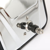 Rugged Ridge 55-86 Jeep CJ Chrome Mirror Head Rugged Ridge Exterior Trim  AXOPROS