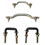 Rugged Ridge 55-95 Jeep CJ / Jeep Wrangler Stainless Steel Windshield Tie Down Kit Rugged Ridge Tie Rods  AXOPROS