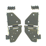 Rugged Ridge 76-86 Jeep CJ / 87-95 Jeep Wrangler YJ Black Windshield Hinges Rugged Ridge Hardware - Singles  AXOPROS