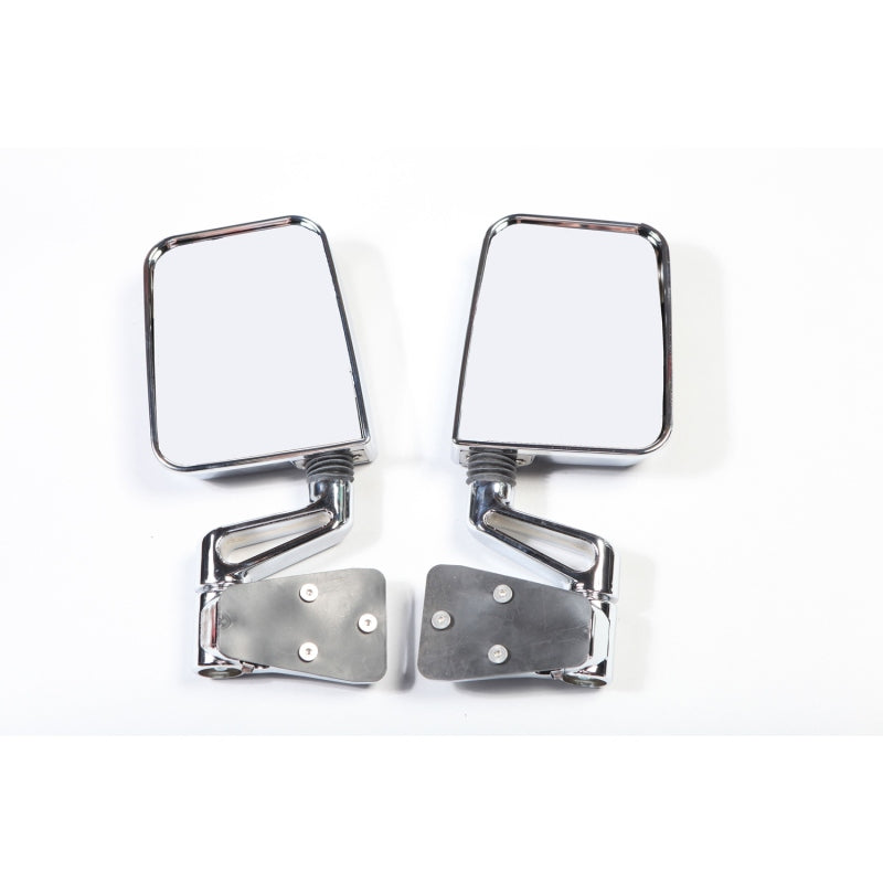 Rugged Ridge 87-02 Jeep Wrangler YJ/TJ Chrome Dual Focus Door Mirror Kit Rugged Ridge Exterior Trim  AXOPROS