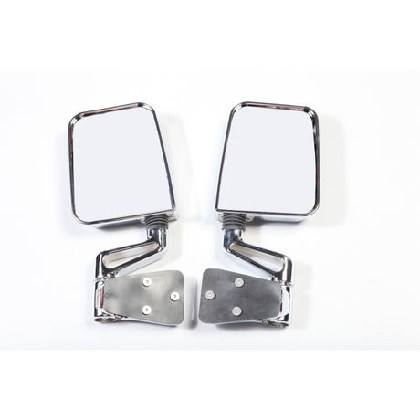 Rugged Ridge 87-02 Jeep Wrangler YJ/TJ Chrome Dual Focus Door Mirror Kit Rugged Ridge Exterior Trim  AXOPROS