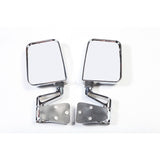 Rugged Ridge 87-02 Jeep Wrangler YJ/TJ Chrome Dual Focus Door Mirror Kit Rugged Ridge Exterior Trim  AXOPROS