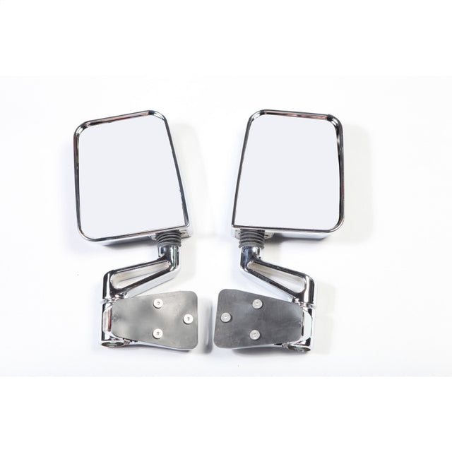 Rugged Ridge 87-02 Jeep Wrangler YJ/TJ Chrome Dual Focus Door Mirror Kit Rugged Ridge Exterior Trim  AXOPROS