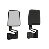 Rugged Ridge 87-02 Jeep YJ/TJ Black Door Mirror Kit Rugged Ridge Exterior Trim  AXOPROS