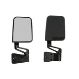 Rugged Ridge 87-02 Jeep YJ/TJ Black Door Mirror Kit Rugged Ridge Exterior Trim  AXOPROS