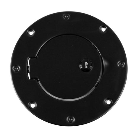 Rugged Ridge 97-06 Jeep Wrangler TJ Black Locking Gas Cap Door Rugged Ridge Fuel Caps  AXOPROS