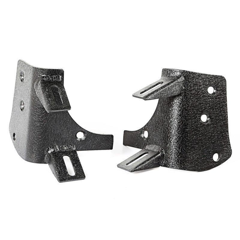 Rugged Ridge 97-06 Jeep Wrangler TJ Textured Black Dual A-Pillar Light Mount Rugged Ridge Light Mounts  AXOPROS