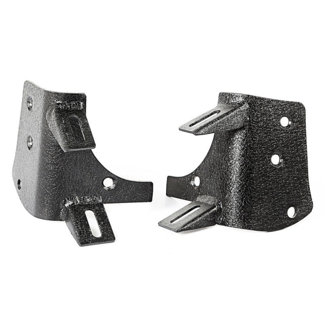 Rugged Ridge 97-06 Jeep Wrangler TJ Textured Black Dual A-Pillar Light Mount Rugged Ridge Light Mounts  AXOPROS