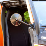 Rugged Ridge 97-18 Jeep Wrangler Black Round Quick Release Mirror Rugged Ridge Exterior Trim  AXOPROS