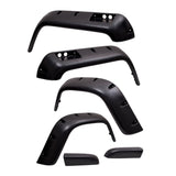 Rugged Ridge All Terrain Fender Flare Kit 87-95 Jeep Wrangler YJ Rugged Ridge Fender Flares  AXOPROS
