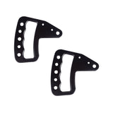 Rugged Ridge Aluminum Grab Handles Front Pair Black 07-18 Jeep Wrangler JK/JKU Rugged Ridge Dash & Interior Trim  AXOPROS