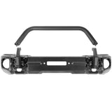 Rugged Ridge Arcus Front Bumper Set W/ Overrider 2018 Jeep Wrangler JK Rugged Ridge Bumpers - Steel  AXOPROS
