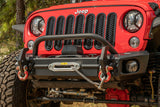 Rugged Ridge Arcus Front Bumper Set W/ Overrider 2018 Jeep Wrangler JK Rugged Ridge Bumpers - Steel  AXOPROS