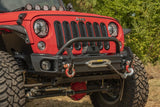 Rugged Ridge Arcus Front Bumper Set W/ Overrider 2018 Jeep Wrangler JK Rugged Ridge Bumpers - Steel  AXOPROS