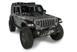 Rugged Ridge Arcus Front Bumper Tube Overrider Black 18-20 Jeep Wrangler JL Rugged Ridge Bumpers - Steel  AXOPROS