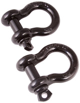 Rugged Ridge Black 7/8th Inch D-Shackles Rugged Ridge Shackle Kits  AXOPROS