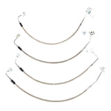 Rugged Ridge Brake Hose Kit Braided Stainless 07-18 Jeep Wrangler Rugged Ridge Brake Line Kits  AXOPROS
