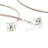 Rugged Ridge Brake Hose Kit Braided Stainless 07-18 Jeep Wrangler Rugged Ridge Brake Line Kits  AXOPROS