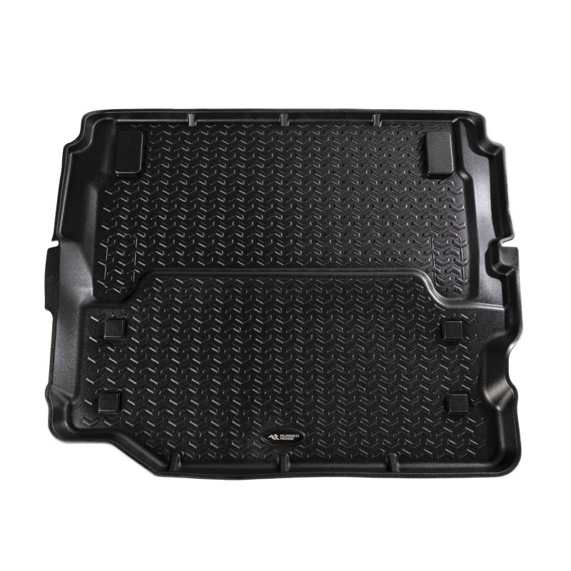 Rugged Ridge Cargo Liner Full Black 18-20 Jeep Wrangler JL 2 Dr Rugged Ridge Floor Mats - Rubber  AXOPROS