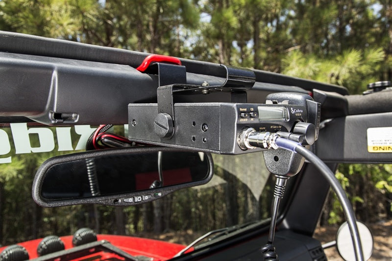 Rugged Ridge CB Radio Mount Windshield 03-06 Jeep Wrangler TJ/LJ Rugged Ridge Brackets  AXOPROS