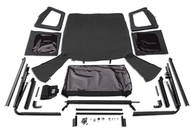 Rugged Ridge Complete Soft Top w/Black Frame 76-95 Jeep Wrangler CJ/YJ Rugged Ridge Soft Tops  AXOPROS