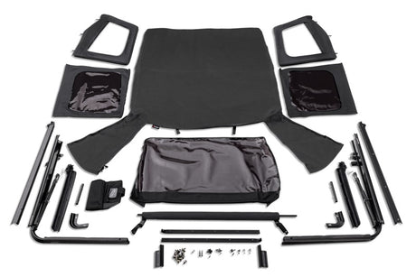 Rugged Ridge Complete Soft Top w/Black Frame 76-95 Jeep Wrangler CJ/YJ Rugged Ridge Soft Tops  AXOPROS